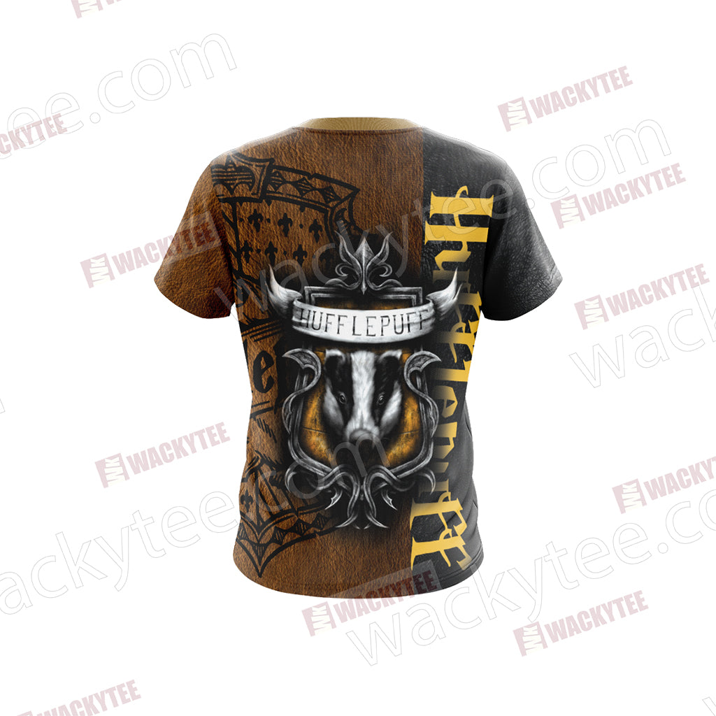Harry Potter - Hufflepuff House Wacky Style New Unisex 3D T-shirt