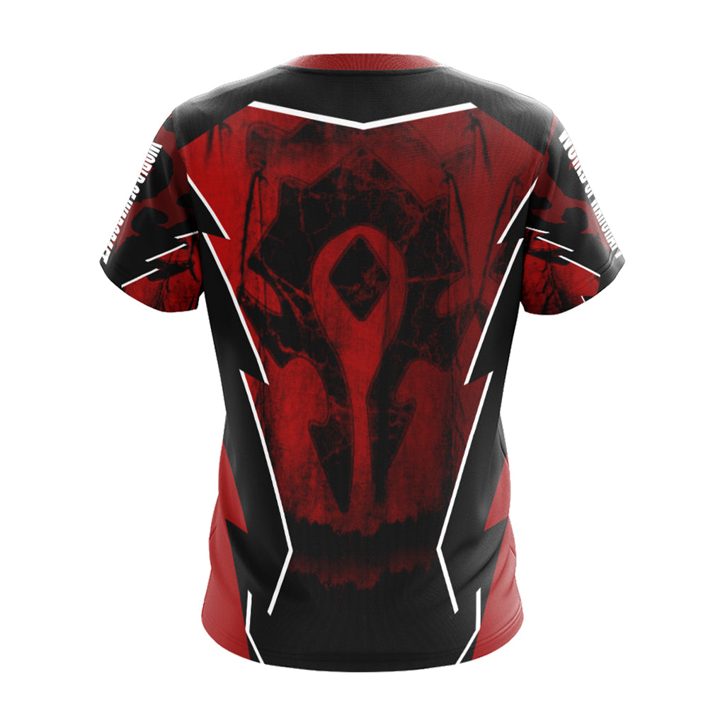 World Of Warcraft For The Horde Unisex 3D T-shirt