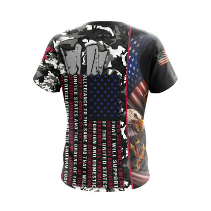 Veteran 3D T-shirt