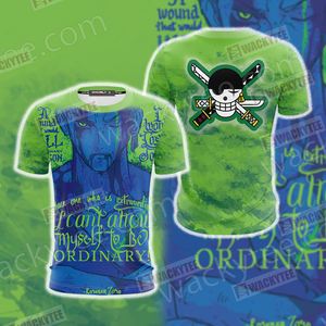 One Piece Zoro Unisex 3D T-shirt