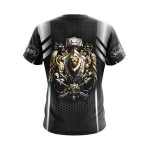 World Of Warcraft - For the Alliance New Look Unisex 3D T-shirt