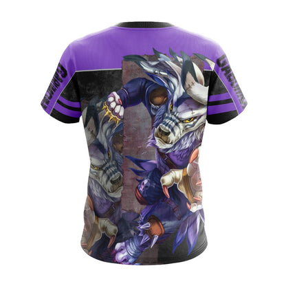 Digimon Gabumon Unisex 3D T-shirt