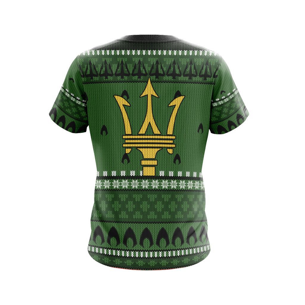 Aquaman Knitting Style Unisex 3D T-shirt