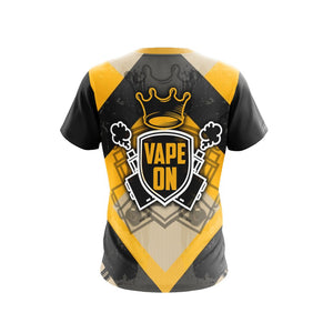 Vape On Eat Sleep Vape Repeat Unisex 3D T-shirt