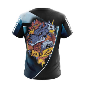 Digimon - Friendship Unisex 3D T-shirt