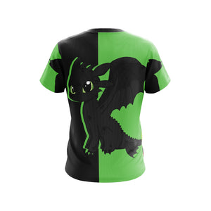 How To Train Your Dragon - Toothless Unisex 3D T-shirt