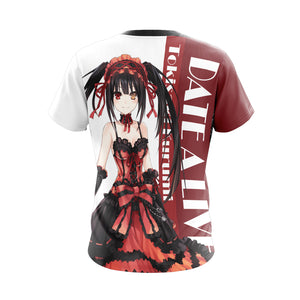 Date A Live Tokisaki Kurumi Unisex 3D T-shirt