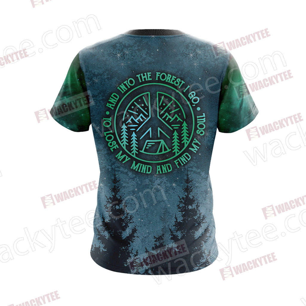 Elephant - To Lose My Mind And Find My Soul And Into The Forest I Go Unisex 3D T-shirt