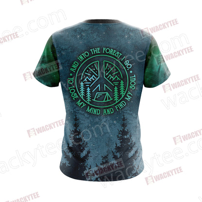 Elephant - To Lose My Mind And Find My Soul And Into The Forest I Go Unisex 3D T-shirt