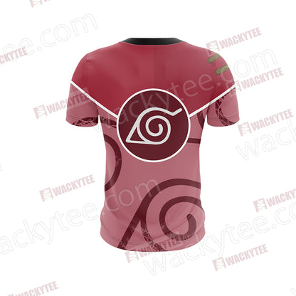 Naruto Hokage Konoha Symbol Unisex 3D T-shirt