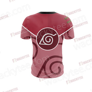 Naruto Hokage Konoha Symbol Unisex 3D T-shirt