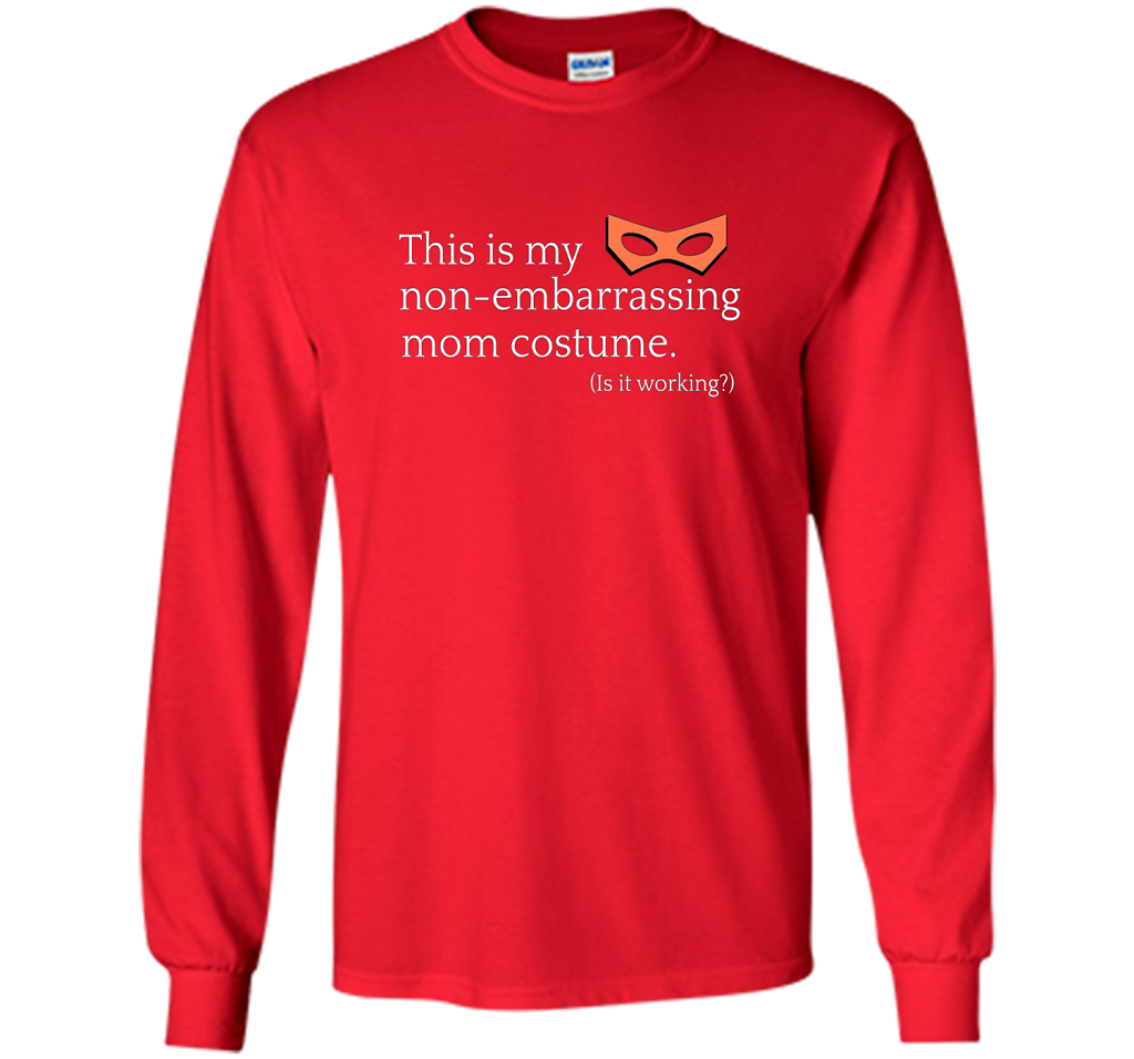 This Is My Halloween Costume T-shirt: Mom Costume Tee shirt Red