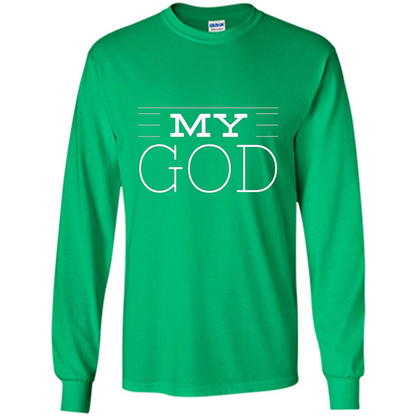Christian T-shirt My God Irish Green