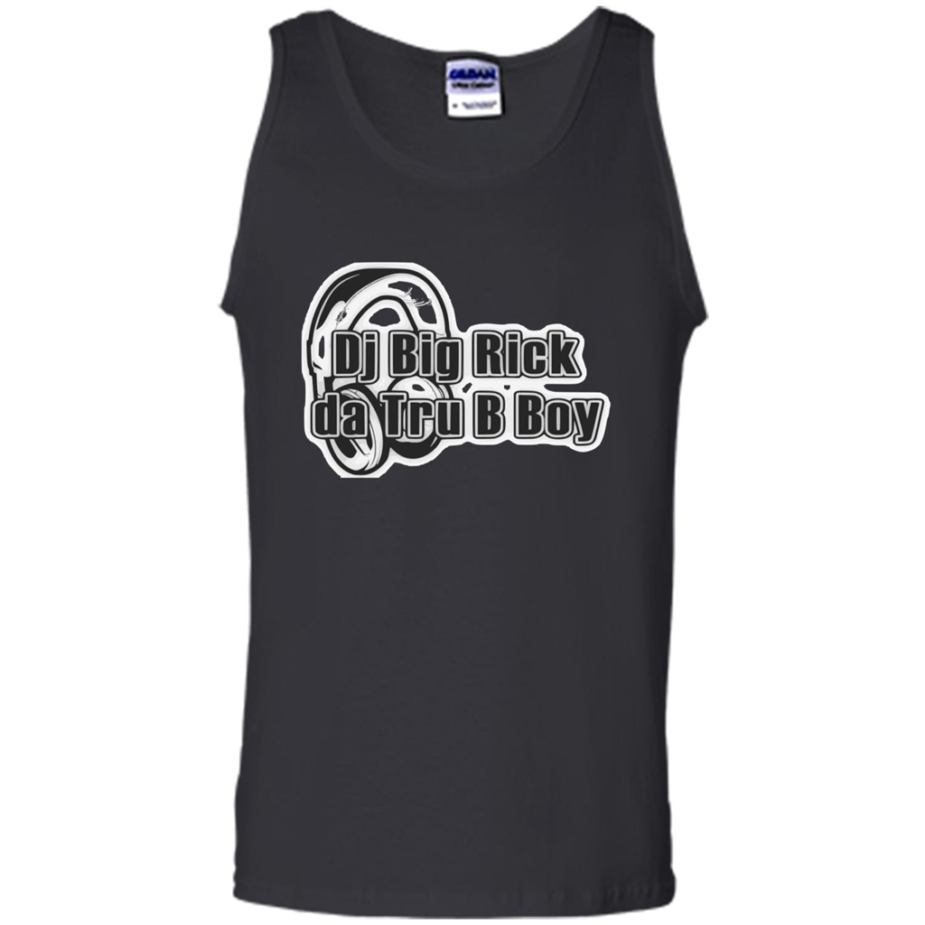Music Lover T-shirt DJ Big Rick Tru B Boy Black