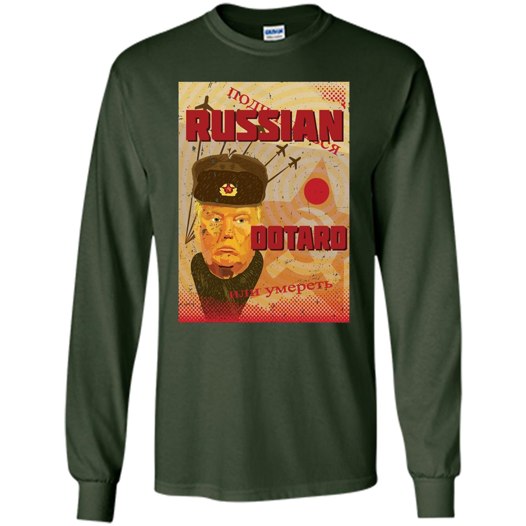 Funny President T-shirt Russian Dotard T-Shirt Forest Green