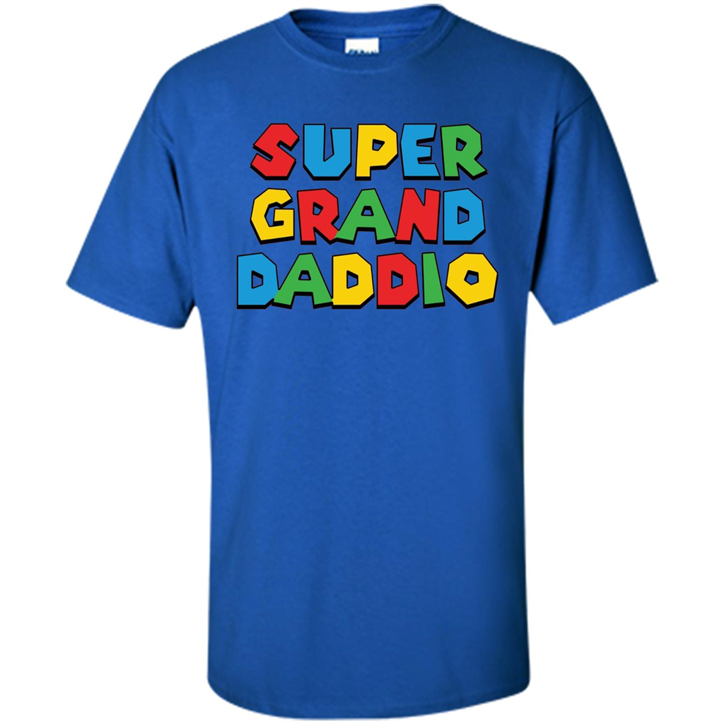 Fathers Day T-shirt Super Grand Daddio Royal