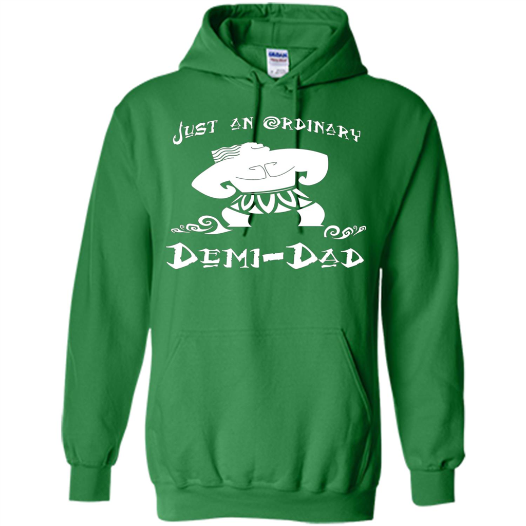 Fathers Day T-shirt Just An Ordinary Demi-Dad Irish Green