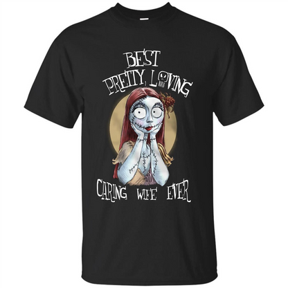 Halloween T-shirt Best Pretty Loving Caring Wife Ever T-shirt Black