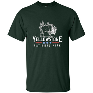 Yellowstone National Park Wyoming Buffalo T-shirt