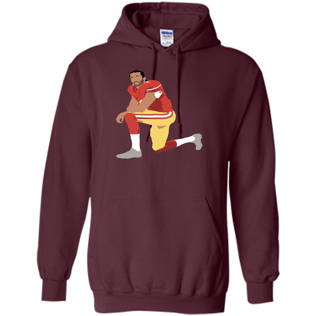 I'll Take A Knee With Kap T-Shirt Maroon