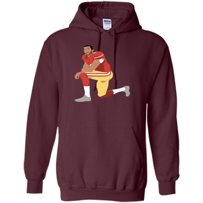 I'll Take A Knee With Kap T-Shirt Maroon