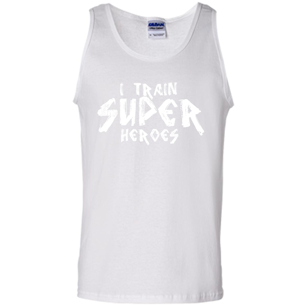 I Train Super Heroes T-shirt White