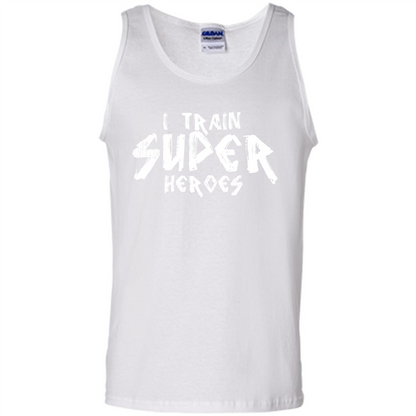 I Train Super Heroes T-shirt White