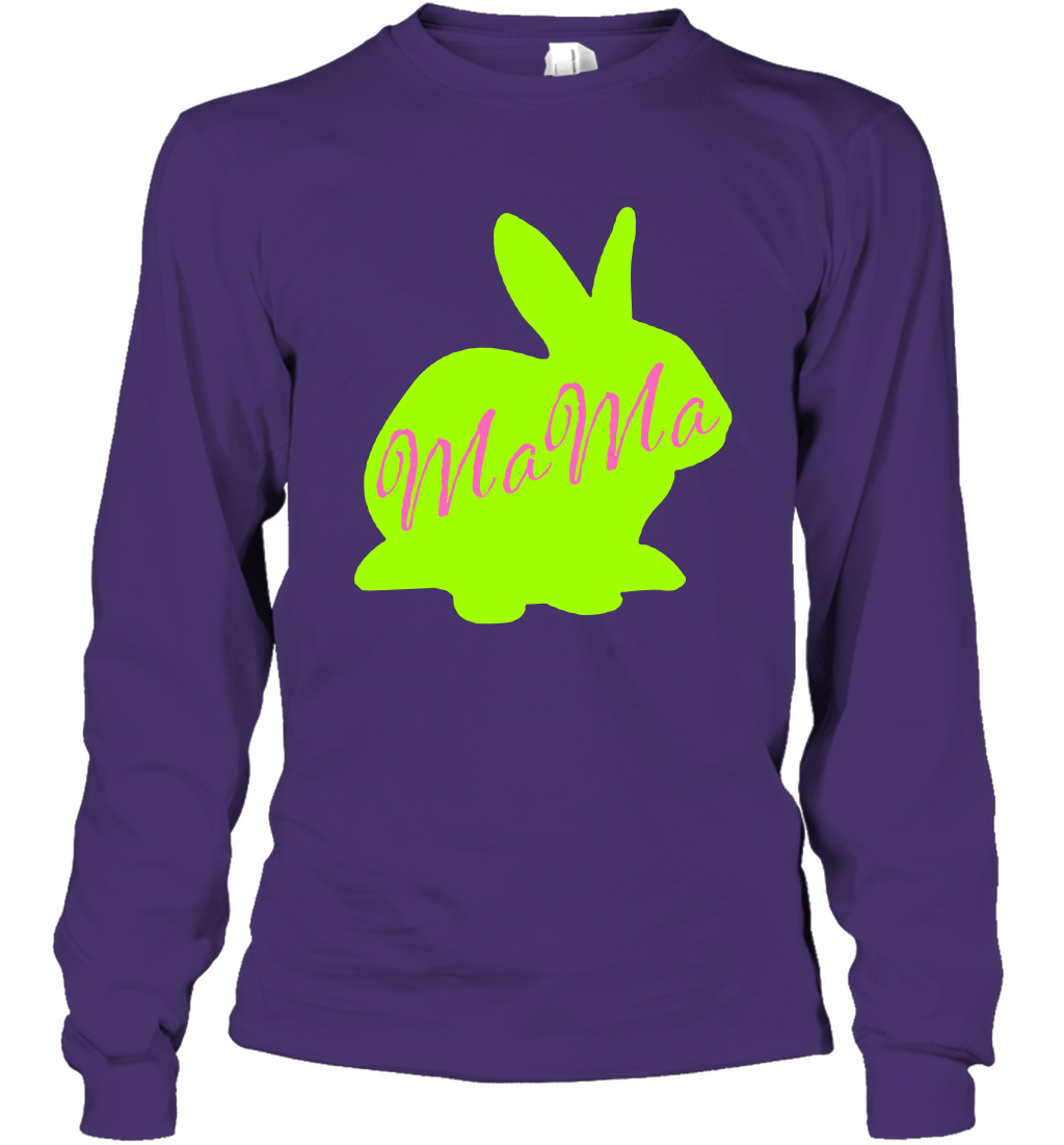 Rabbi Mama Rabit Shirt Long Sleeve T-Shirt Long Sleeve T-Shirt Purple