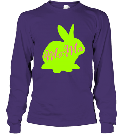 Rabbi Mama Rabit Shirt Long Sleeve T-Shirt Long Sleeve T-Shirt Purple