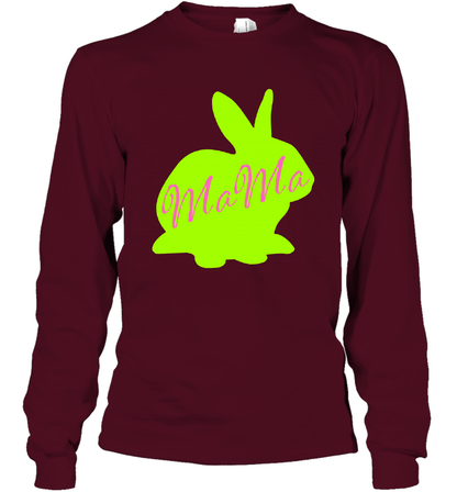 Rabbi Mama Rabit Shirt Long Sleeve T-Shirt Long Sleeve T-Shirt Maroon