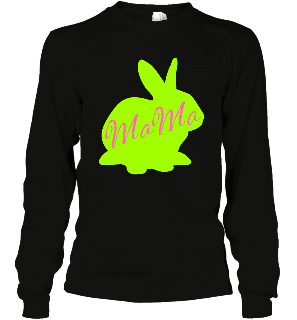 Rabbi Mama Rabit Shirt Long Sleeve T-Shirt Long Sleeve T-Shirt Black