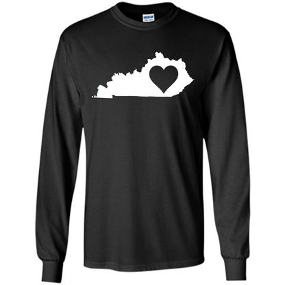 Kentucky Love T-Shirt Kentucky State T-shirt Black