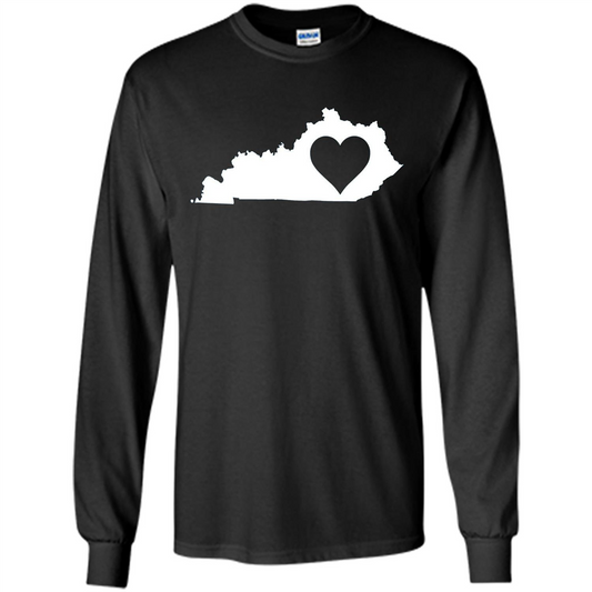 Kentucky Love T-Shirt Kentucky State T-shirt Black