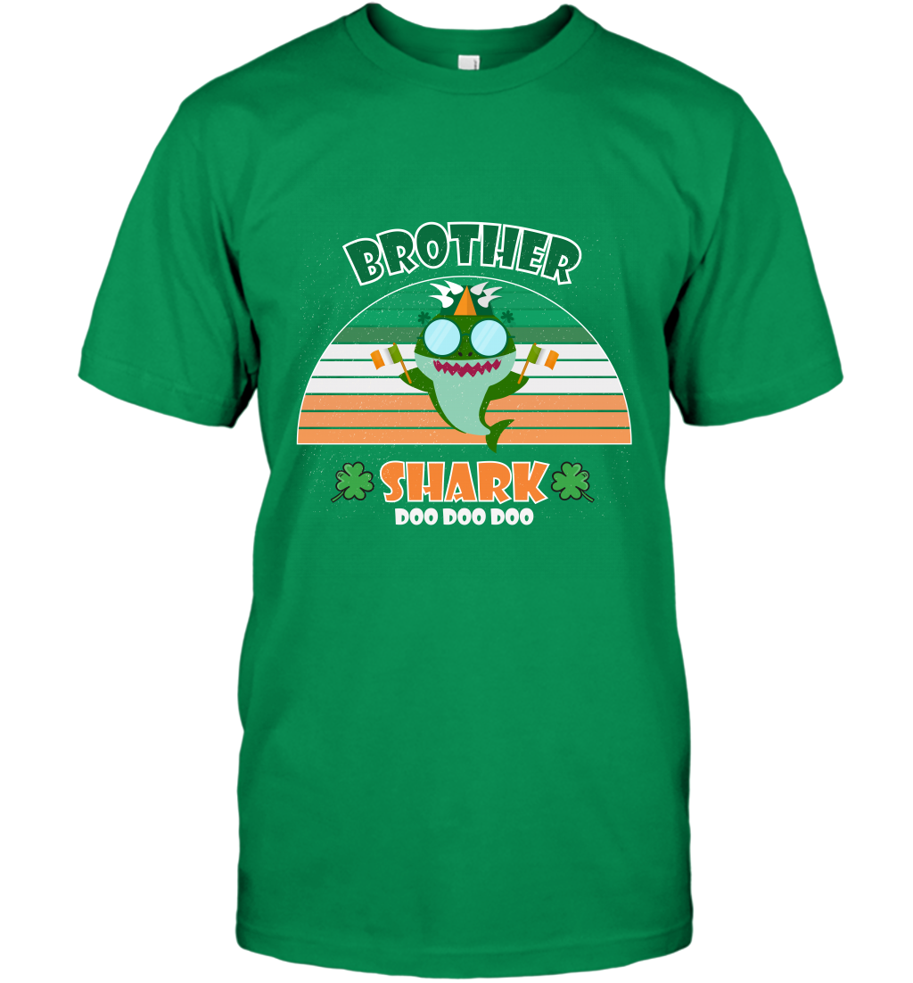 Irish Brother Shark Saint Patricks Day Family Shirt T-Shirt Irish Green