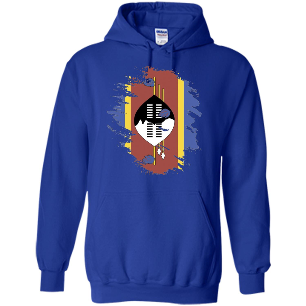 Flag of Swaziland T-shirt National Swaziland T-shirt Royal