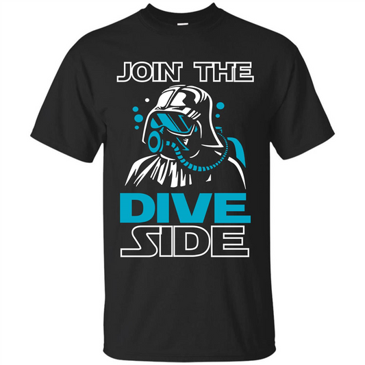 Diver T-shirt Join The Dive Side T-shirt Black