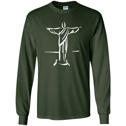 Brazil Christ The Redeemer - Cristo Redentor Brasil T-shirt Forest Green