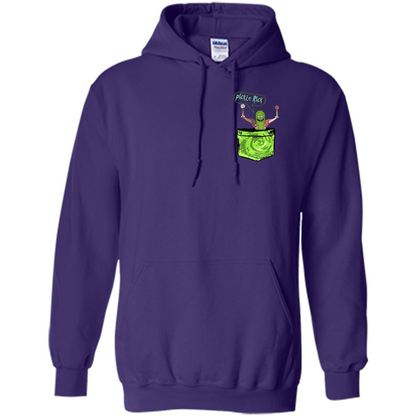 Pickle Rick T-shirt Purple