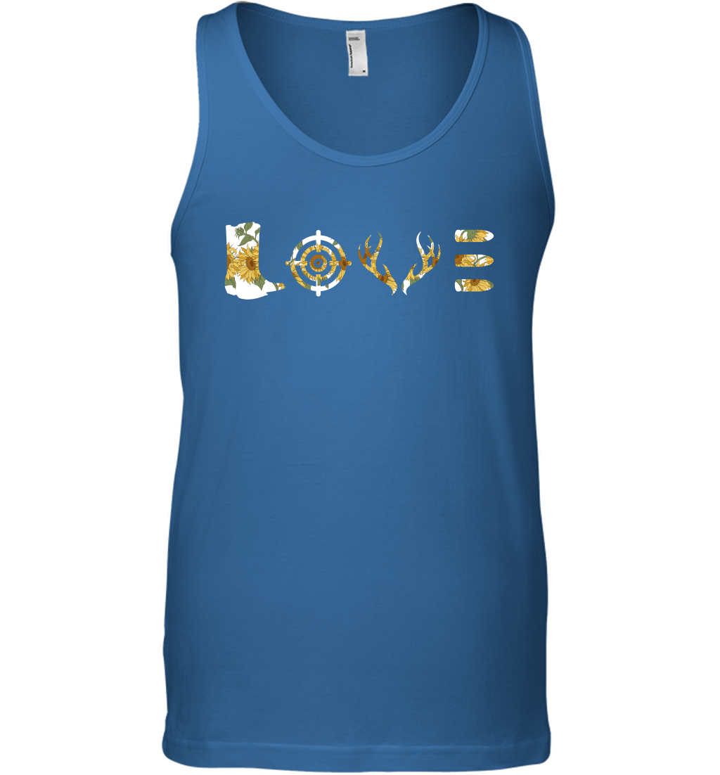 Hunting Girls Sunflower Shirt Tank Top Tank Top Royal