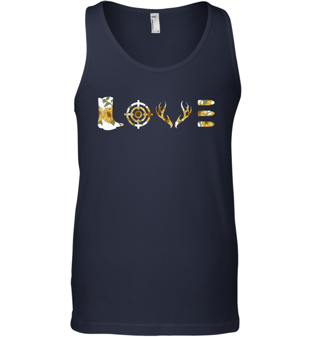 Hunting Girls Sunflower Shirt Tank Top Tank Top Navy