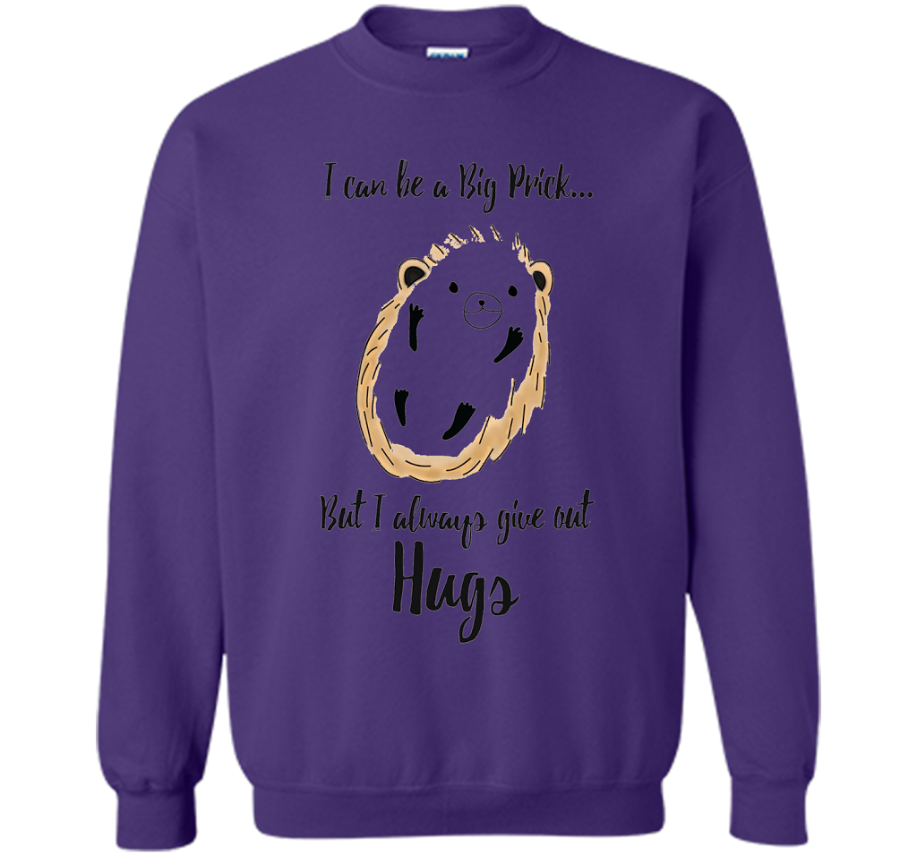 Hedgehog Hugs T-Shirt cool shirt Purple