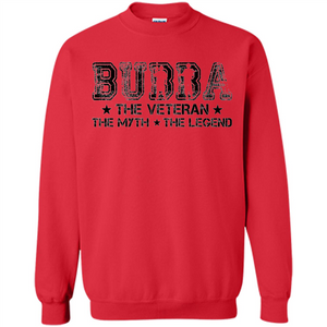 Fathers Day T-shirt Bubba The Veteran The Myth The Legend