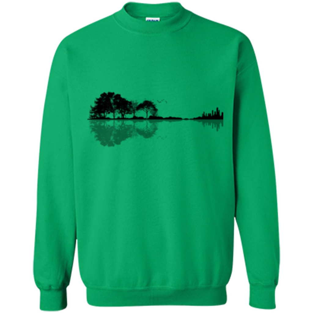 Guitar Lover T-shirt Nature Guitar Irish Green