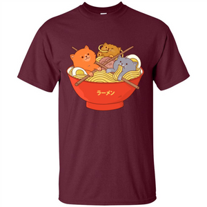 Ramen Noodles And Cats T-shirt