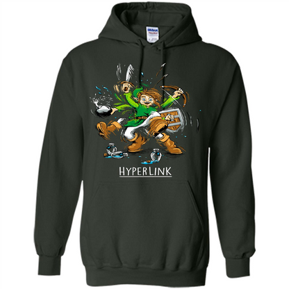 Gamer T-Shirt HyperLink Forest Green