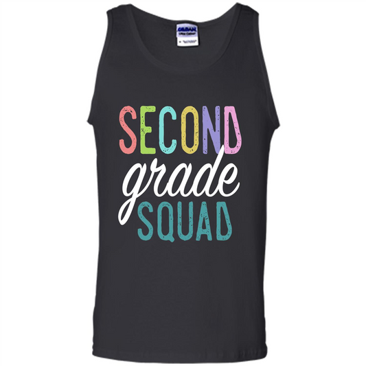 Second Grade Squad T-shirt Back to School T-shirt Black