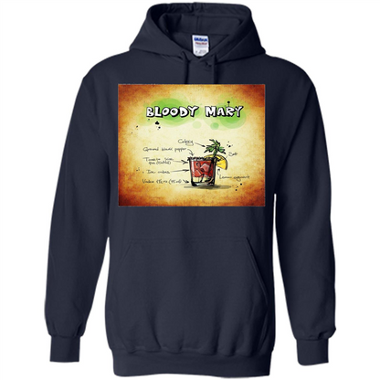 Bloody Mary Drink Recipe Alcohol Liquor Bartender T-shirt