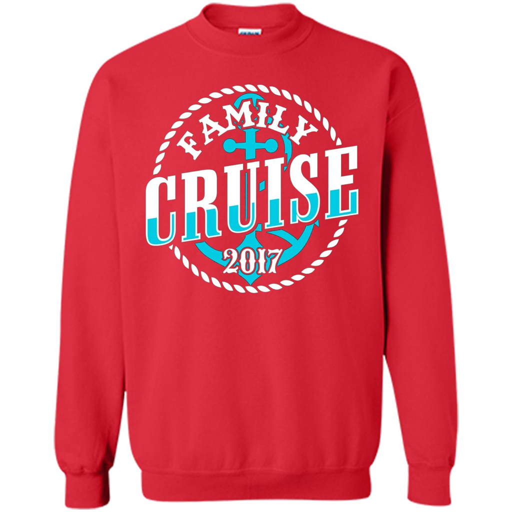 Family Cruise 2017 T-shirt Summer Vacation T-shirt Red