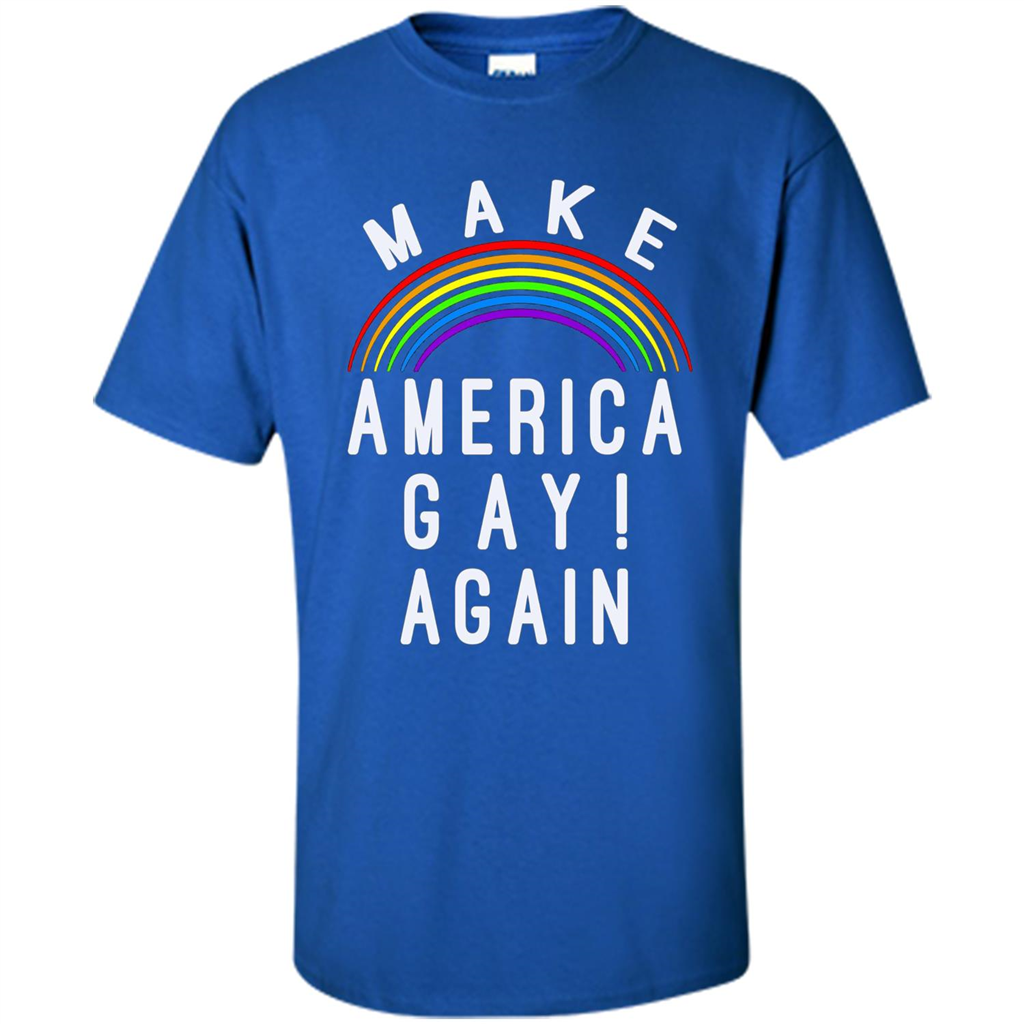 LGBT T-shirt Make America Gay Again Royal