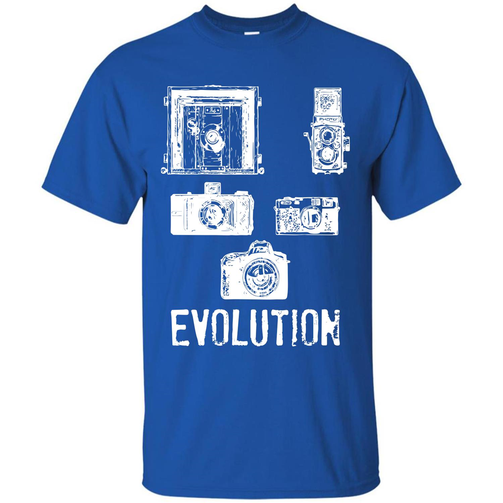 Photographer T-shirt Evolution T-shirt Royal